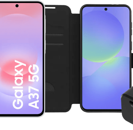 Samsung Galaxy A37 256GB Wit 5G + Basis Accessoirepakket