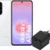 Samsung Galaxy A37 256GB Wit 5G + BlueBuilt Oplader met Usb C Poort 45W Zwart