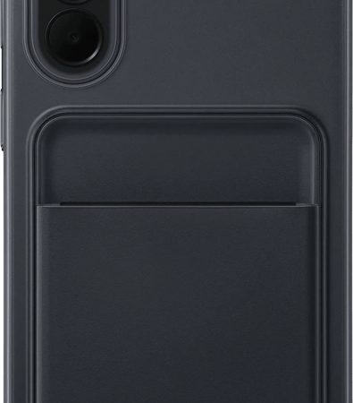 Samsung Galaxy A37 Card Slot Back Cover Zwart
