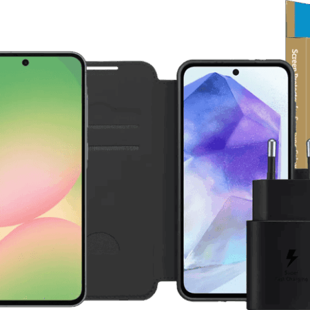 Samsung Galaxy A56 128GB Zwart 5G + Compleet Accessoirepakket