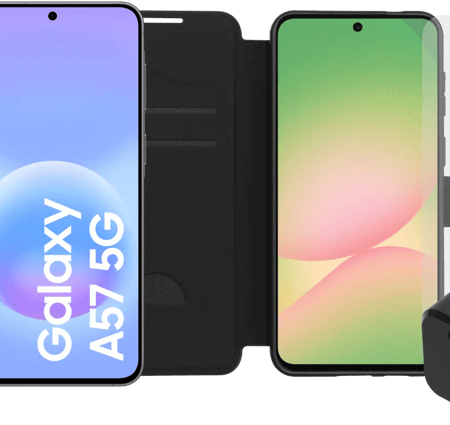 Samsung Galaxy A57 128GB Grijs 5G + Compleet Accessoirepakket