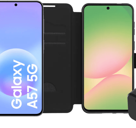 Samsung Galaxy A57 128GB Grijs 5G Enterprise Edition + Basis Accessoirepakket