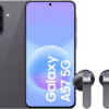 Samsung Galaxy A57 128GB Grijs 5G + Samsung Galaxy Buds4 Zwart