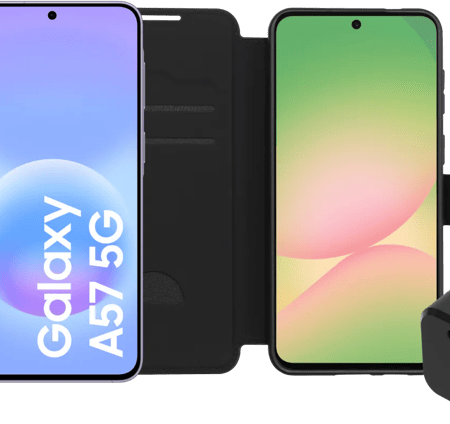 Samsung Galaxy A57 128GB Paars 5G + Basis Accessoirepakket