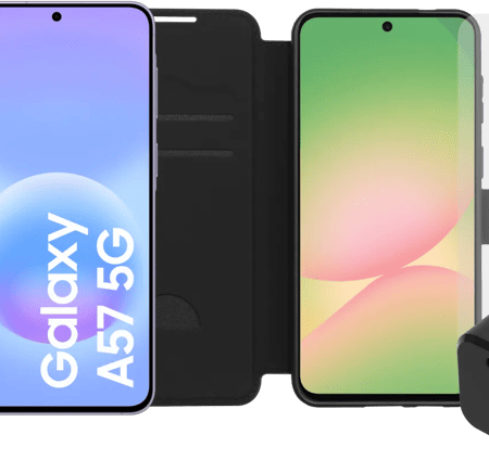 Samsung Galaxy A57 128GB Paars 5G + Compleet Accessoirepakket
