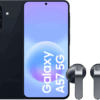 Samsung Galaxy A57 256GB Donkerblauw 5G + Samsung Galaxy Buds4 Zwart