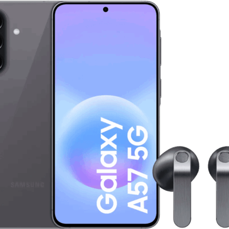 Samsung Galaxy A57 256GB Grijs 5G + Samsung Galaxy Buds4 Zwart