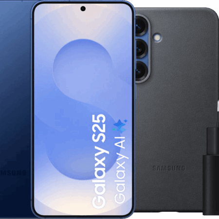Samsung Galaxy S25 128GB Donkerblauw 5G + Accessoirepakket