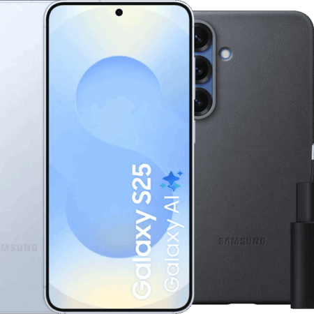 Samsung Galaxy S25 128GB Lichtblauw 5G + Accessoirepakket