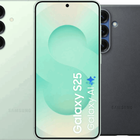 Samsung Galaxy S25 128GB Mint 5G + Samsung Kindsuit Back Cover Zwart