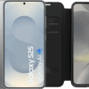 Samsung Galaxy S25 128GB Zilver 5G + BlueBuilt Book Case Zwart