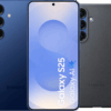 Samsung Galaxy S25 512GB Donkerblauw 5G + Samsung Kindsuit Back Cover Zwart