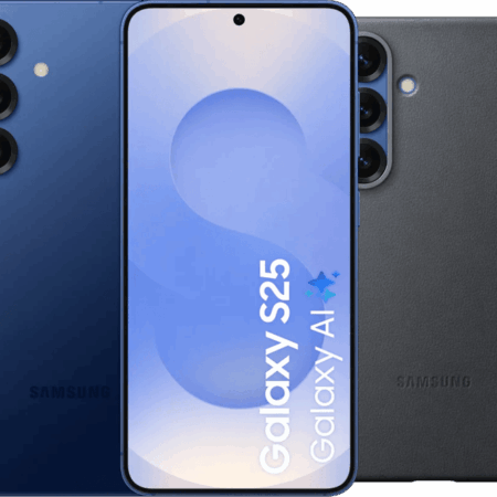 Samsung Galaxy S25 512GB Donkerblauw 5G + Samsung Kindsuit Back Cover Zwart