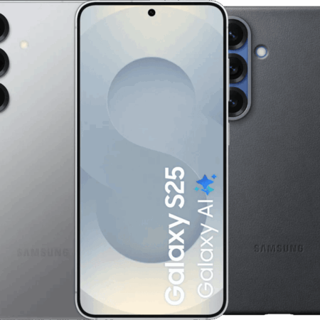 Samsung Galaxy S25 512GB Zilver 5G + Samsung Kindsuit Back Cover Zwart