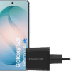 Samsung Galaxy S26 256GB Lichtblauw 5G + BlueBuilt Oplader 65 Watt Zwart