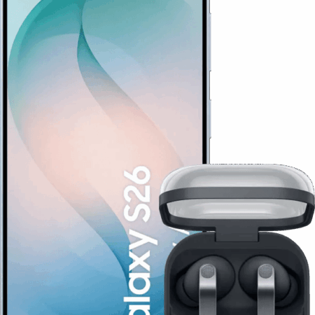 Samsung Galaxy S26 256GB Lichtblauw 5G + Samsung Galaxy Buds4 Pro Zwart