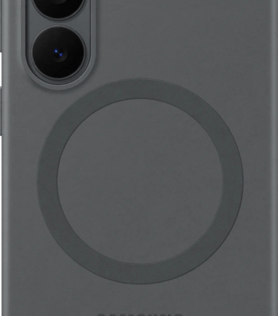 Samsung Galaxy S26 Siliconen Back Cover met Magneet Zwart