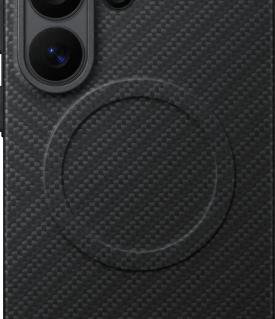 Samsung Galaxy S26 Ultra Carbon Back Cover met Magneet Zwart
