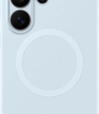 Samsung Galaxy S26 Ultra Siliconen Back Cover met Magneet Blauw