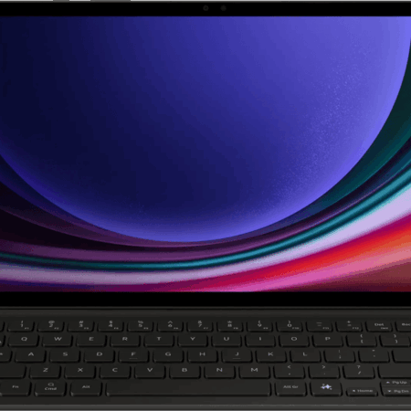 Samsung Galaxy Tab S9/S9 FE/S10 FE/S10 Lite Slim Toetsenbord Hoes QWERTY Zwart