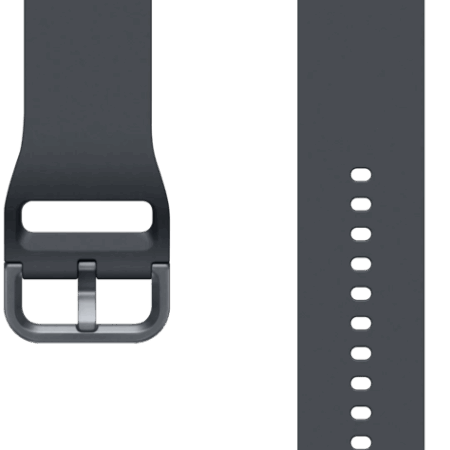 Samsung Galaxy Watch 8 Series Siliconen Sport Bandje Donkergrijs M/L