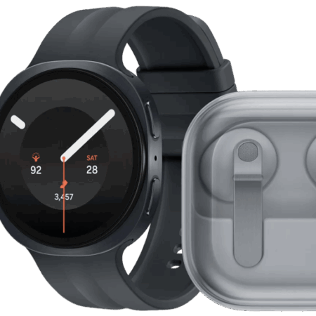 Samsung Galaxy Watch 9 5G Zwart 44mm + Samsung Galaxy Buds4 Wit