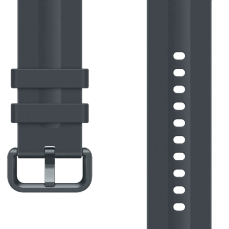 Samsung Galaxy Watch 9 Siliconen Sport Bandje Zwart M/L