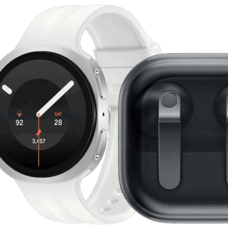 Samsung Galaxy Watch 9 Wit 40mm + Samsung Galaxy Buds4 Zwart