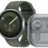 Samsung Galaxy Watch 9 Zilver/Groen 44mm + Samsung Galaxy Buds4 Wit