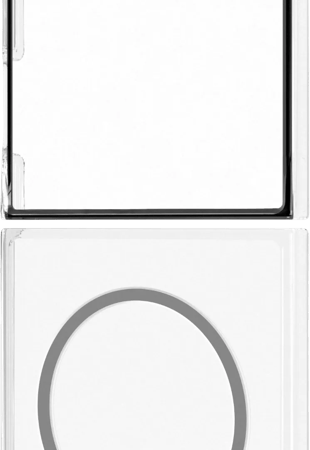 Samsung Galaxy Z Flip 7 Back Cover met Magneet Transparant