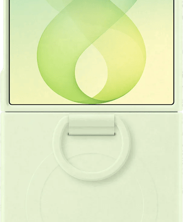 Samsung Galaxy Z Flip 8 Siliconen Back Cover met Magneet Groen
