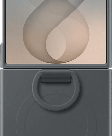 Samsung Galaxy Z Flip 8 Siliconen Back Cover met Magneet Zwart