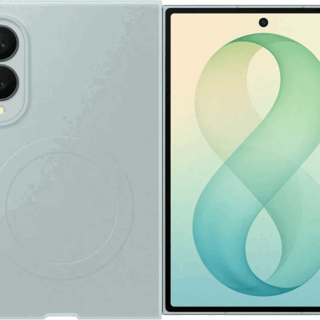 Samsung Galaxy Z Fold 8 Siliconen Back Cover met Magneet Groen