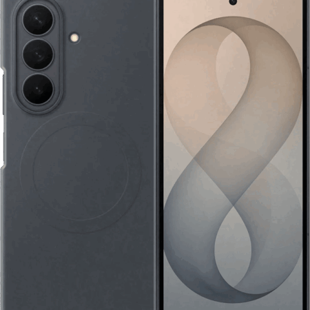 Samsung Galaxy Z Fold 8 Ultra Siliconen Back Cover met Magneet Zwart