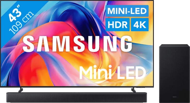 Samsung Mini-led 43" M73H (2026) + Samsung HW-B66CF (2025)