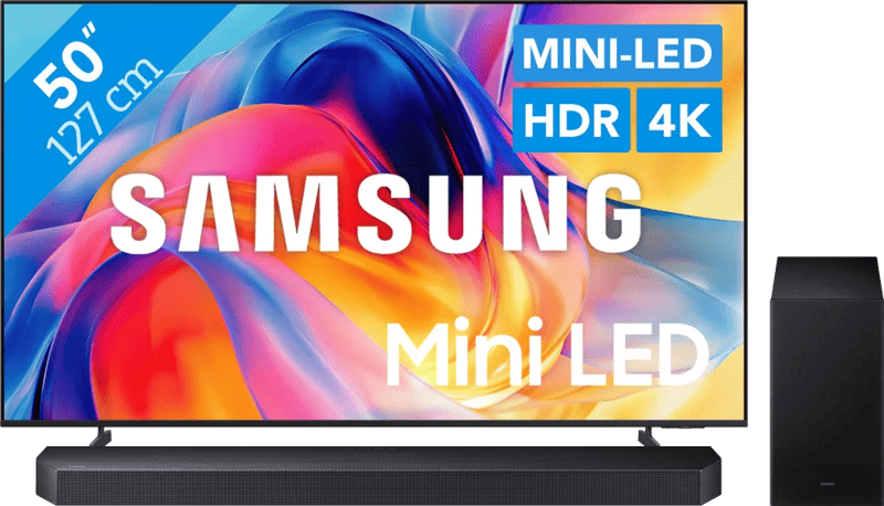 Samsung Mini-led 50" M73H (2026) + Samsung HW-Q600F (2025)