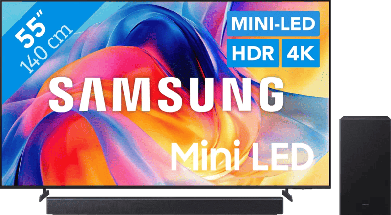 Samsung Mini-led 55" M73H (2026) + Samsung HW-B450F (2025)
