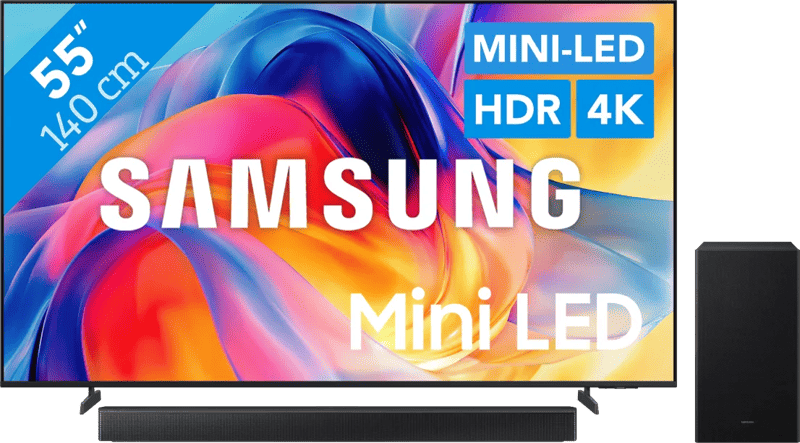 Samsung Mini-led 55" M73H (2026) + Samsung HW-B66CF (2025)