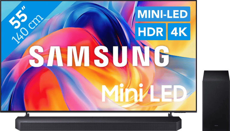 Samsung Mini-led 55" M73H (2026) + Samsung HW-Q600F (2025)