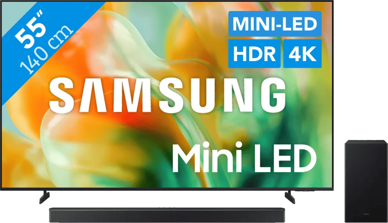 Samsung Mini-led 55" M83H (2026) + Samsung HW-B450F (2025)