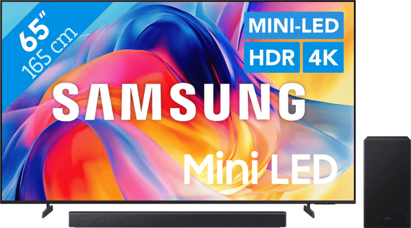 Samsung Mini-led 65" M73H (2026) + Samsung HW-B450F (2025)