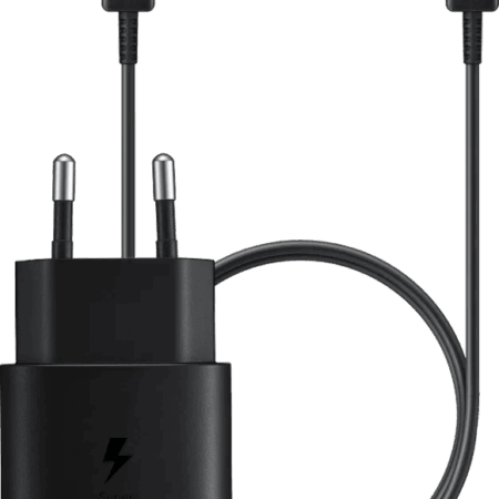Samsung Super Fast Charging Oplader 25W + Usb C Kabel 1m Kunststof Zwart