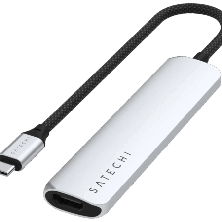 Satechi Type C Slim Multi-Port Adapter V2 Space Grey