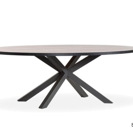 Scarlet ovale tafel Lamulux