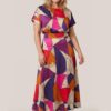 Scarlett Print Top Plum / Multi Maxi