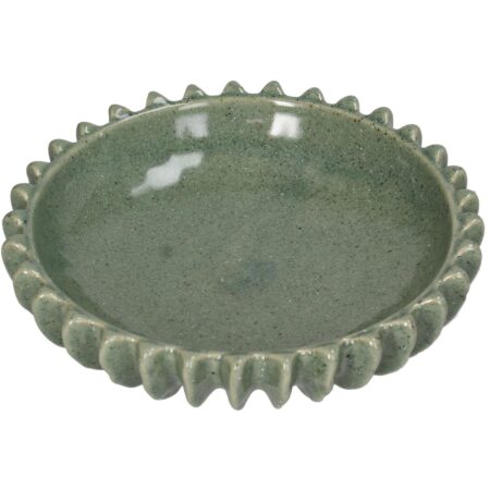 Schaal keramiek Green 20x20x5.5cm | Kersten