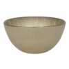 Schaaltje glas Ø15 500ml mat goud | Svenska Living