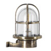 Scheepslamp Caspian II Brons Helder Glas