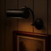 Schilderijlamp Matisse Antiek Zwart