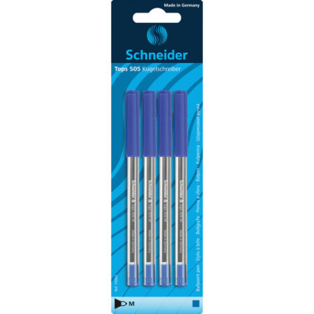 Schneider Balpen 505M blauw pak a 4st. | Schneider